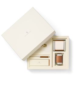Graf-von-Faber-Castell - Juego de accesorios de escritorio, pequeño, marrón
