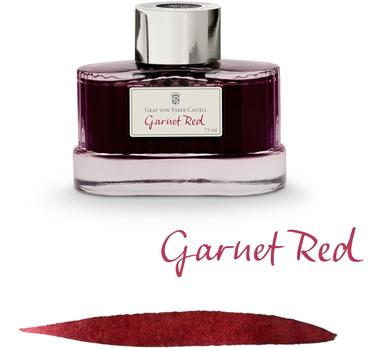 Graf-von-Faber-Castell - Frascos de tinta de 75 ml Rojo granate