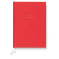 Graf-von-Faber-Castell - Cuaderno con tapas de lino A5 India Red
